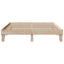 sengeramme uden madras 200x200 cm massivt fyrretræ