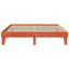 sengeramme uden madras 200x200 cm massivt fyrretræ gyldenbrun