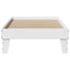 sengeramme uden madras 90x190 cm massivt fyrretræ hvid