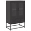 skab 68x39x111,5 cm stål sort