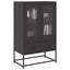 skab 68x39x111,5 cm stål sort