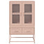 skab 68x39x111,5 cm stål lyserød