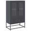 skab 68x39x111,5 cm stål antracitgrå