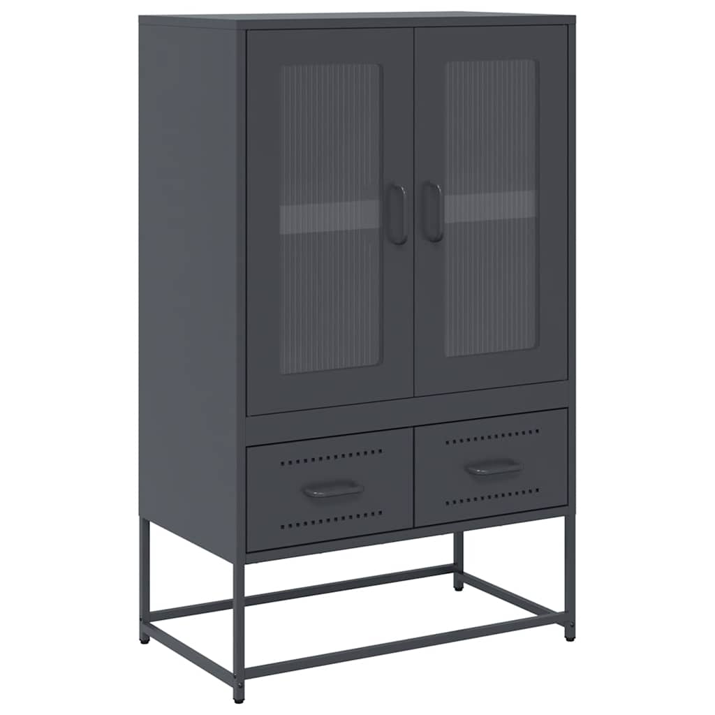 skab 68x39x111,5 cm stål antracitgrå