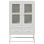 skab 68x39x111,5 cm stål hvid