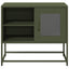tv-bord 68x39x60,5 cm stål olivengrøn