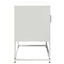 tv-bord 68x39x60,5 cm stål hvid