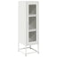 skab 36x39x123 cm koldvalset stål hvid