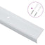 Trinkantprofiler 10 pcs Sølv 67 x 3.5 x 3 cm Aluminium