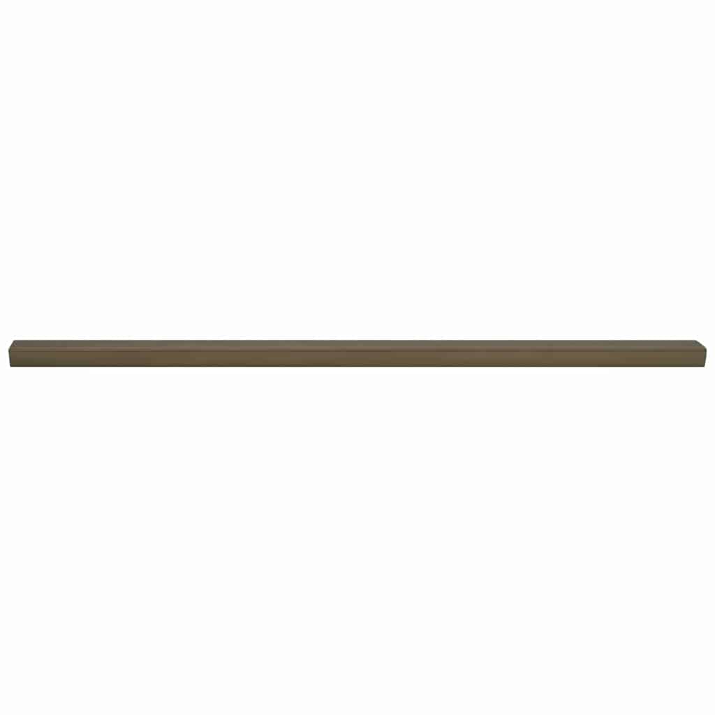 Trinkantprofiler 10 pcs Brun 67 x 3.5 x 3 cm Aluminium