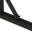 sofabord 40x40x35 cm massivt genbrugstræ flerfarvet