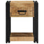 sengeskabe 2 stk 40x40x50 cm massivt ru mangotræ