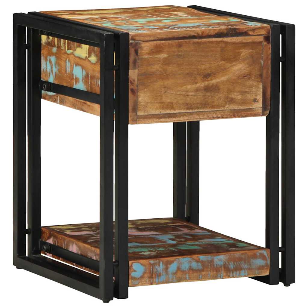 Natskab 2 stk. Flerfarvet 40 x 40 x 50 cm Solid genbrugs træ