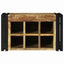 Vinfad 2 pcs Brun og sort 46 x 35 x 27,5 cm Massivt mangotræ