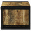 Vinfad 2 pcs Brun og sort 46 x 35 x 27,5 cm Massivt mangotræ