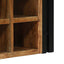 Vinfad 2 pcs Brun og sort 46 x 35 x 27,5 cm Massivt Akacietræ