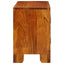 tv-bord 90x30x45 massivt akacietræ flerfarvet
