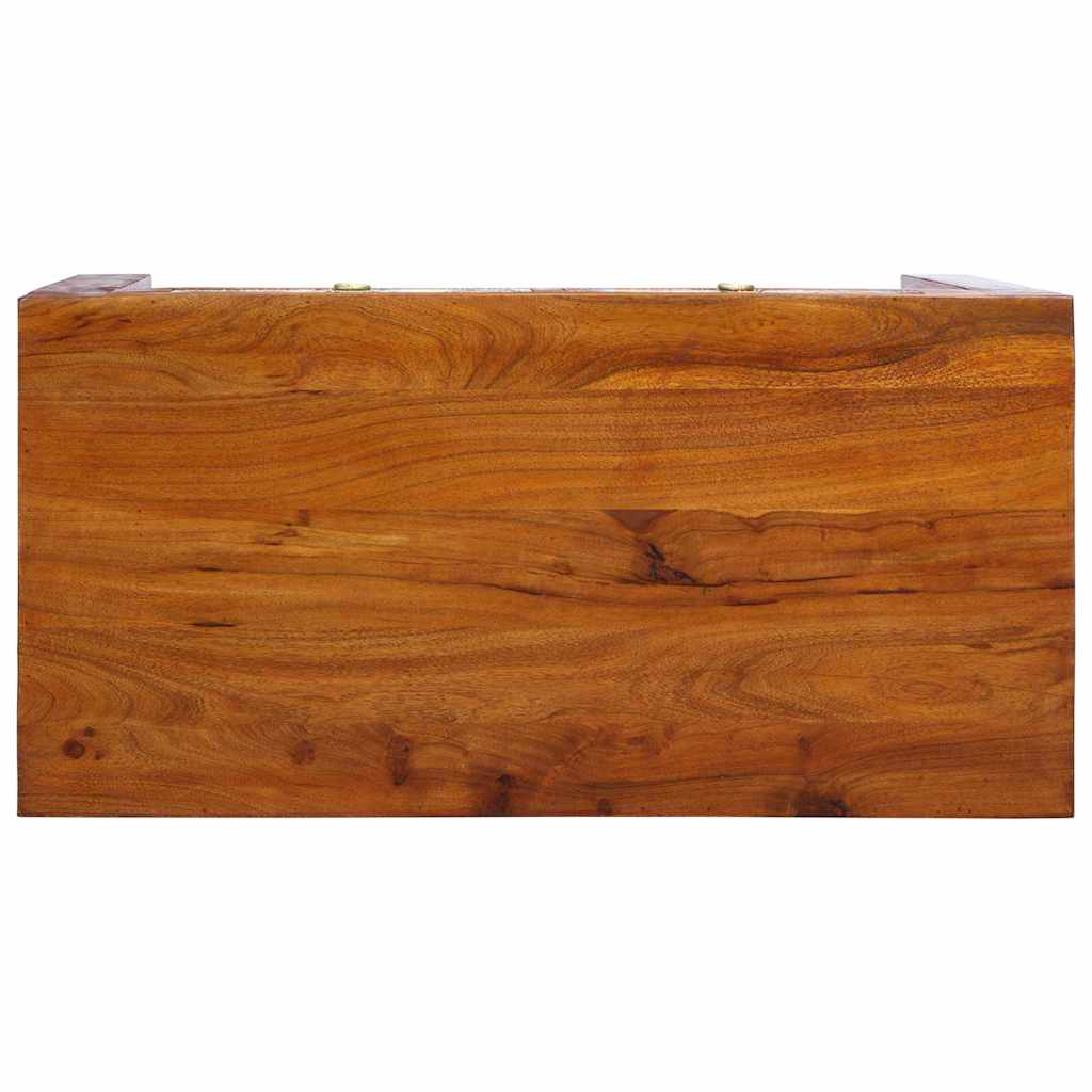 Skrivebord med skuffe med opbevaring Brun 100 x 50 x 75 cm