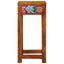 Blomster Endebord med skuffe Brun 35 x 35 x 75 cm