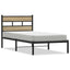 sengeramme uden madras 90x190 cm metal sonoma-eg