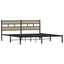 sengeramme uden madras 180x200 cm metal sonoma-eg