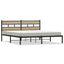 sengeramme uden madras 183x213 cm metal sonoma-eg