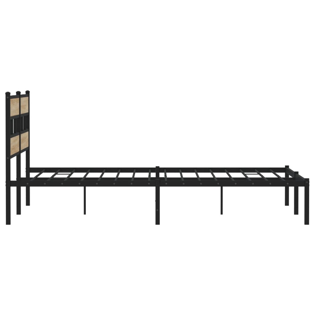 sengeramme uden madras 183x213 cm metal sonoma-eg