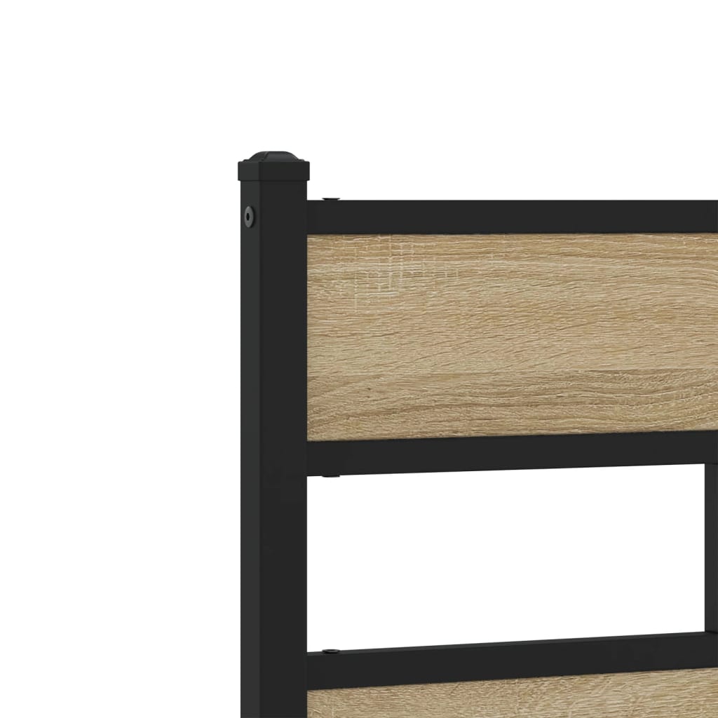 sengeramme uden madras 193x203 cm metal sonoma-eg