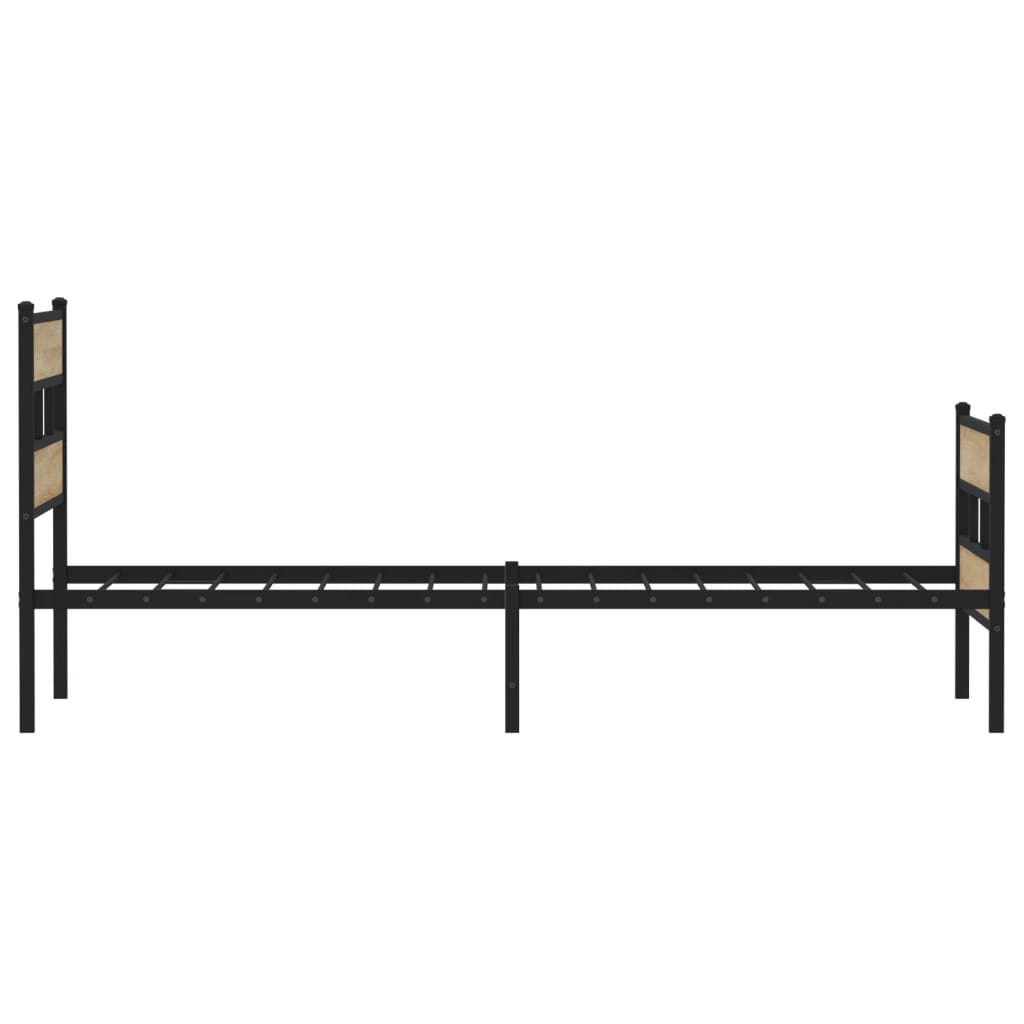 sengeramme uden madras 107x203 cm metal sonoma-eg