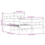 sengeramme uden madras 120x190 cm metal sonoma-eg