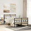 sengeramme uden madras 120x200 cm metal sonoma-eg