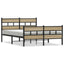 sengeramme uden madras 135x190 cm metal sonoma-eg