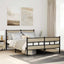 sengeramme uden madras 140x190 cm metal sonoma-eg