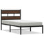 sengeramme m. sengegavl 107x203 cm uden madras brunt eg