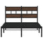sengeramme m. sengegavl 120x200 cm uden madras brunt eg