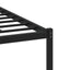 sengeramme m. sengegavl 150x200 cm uden madras brunt eg