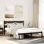 sengeramme m. sengegavl 160x200 cm uden madras brunt eg