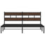 sengeramme m. sengegavl 180x200 cm uden madras brunt eg