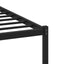 sengeramme m. sengegavl 180x200 cm uden madras brunt eg