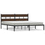 sengeramme m. sengegavl 183x213 cm uden madras brunt eg