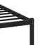sengeramme m. sengegavl 183x213 cm uden madras brunt eg