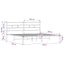 sengeramme m. sengegavl 190x200 cm uden madras brunt eg