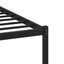 sengeramme m. sengegavl 200x200 cm uden madras brunt eg