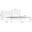 sengeramme m. sengegavl 200x200 cm uden madras brunt eg