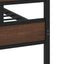 sengeramme m. sengegavl 90x200 cm uden madras brunt eg