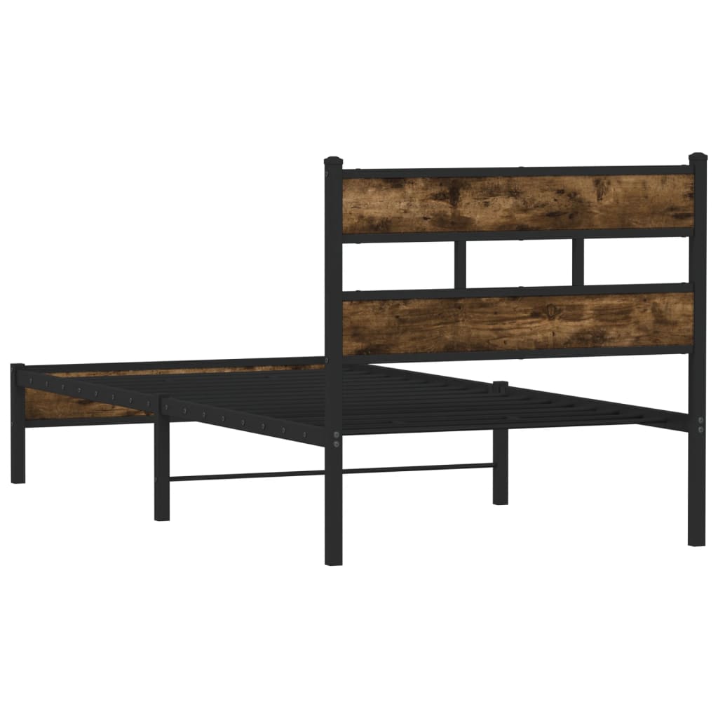 sengeramme m. sengegavl 107x203 cm uden madras sonoma-eg