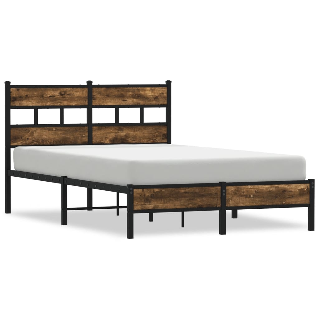 sengeramme m. sengegavl 120x190 cm uden madras sonoma-eg