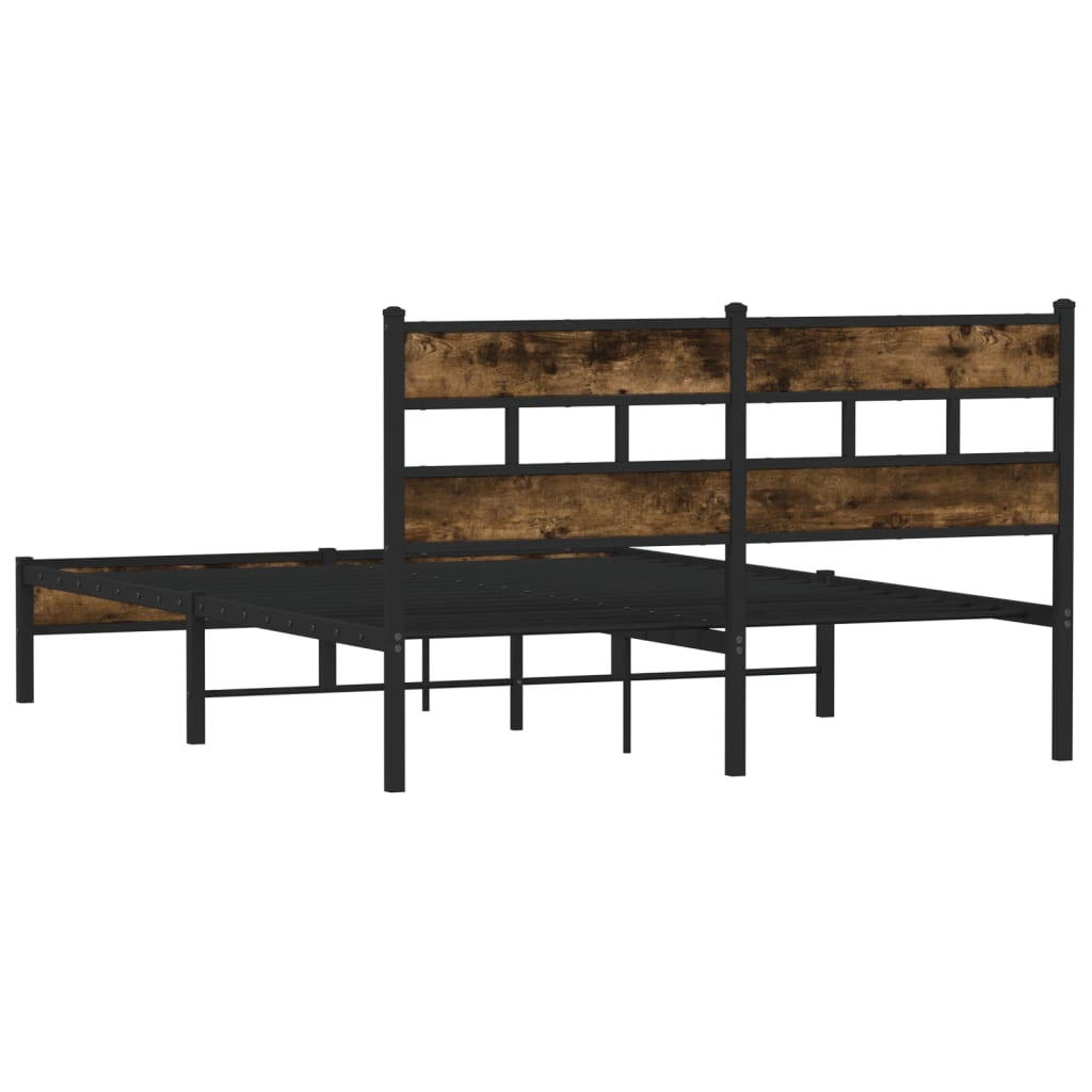 sengeramme m. sengegavl 140x190 cm uden madras sonoma-eg