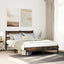 sengeramme 75x190 cm uden madras konstrueret træ røget eg
