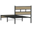 sengeramme 100x200 cm uden madras konstrueret træ sonoma-eg